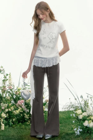 Misty Morning Lace Top Set-Up