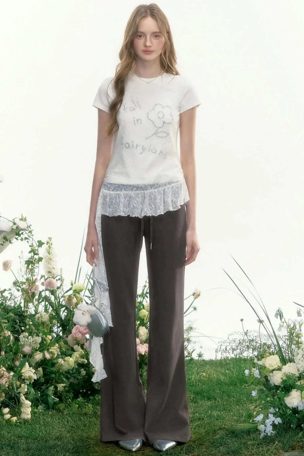 Misty Morning Lace Top Set-Up