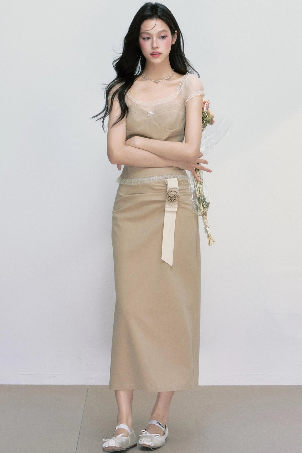 Misty Roman Skirt Top Set-Up