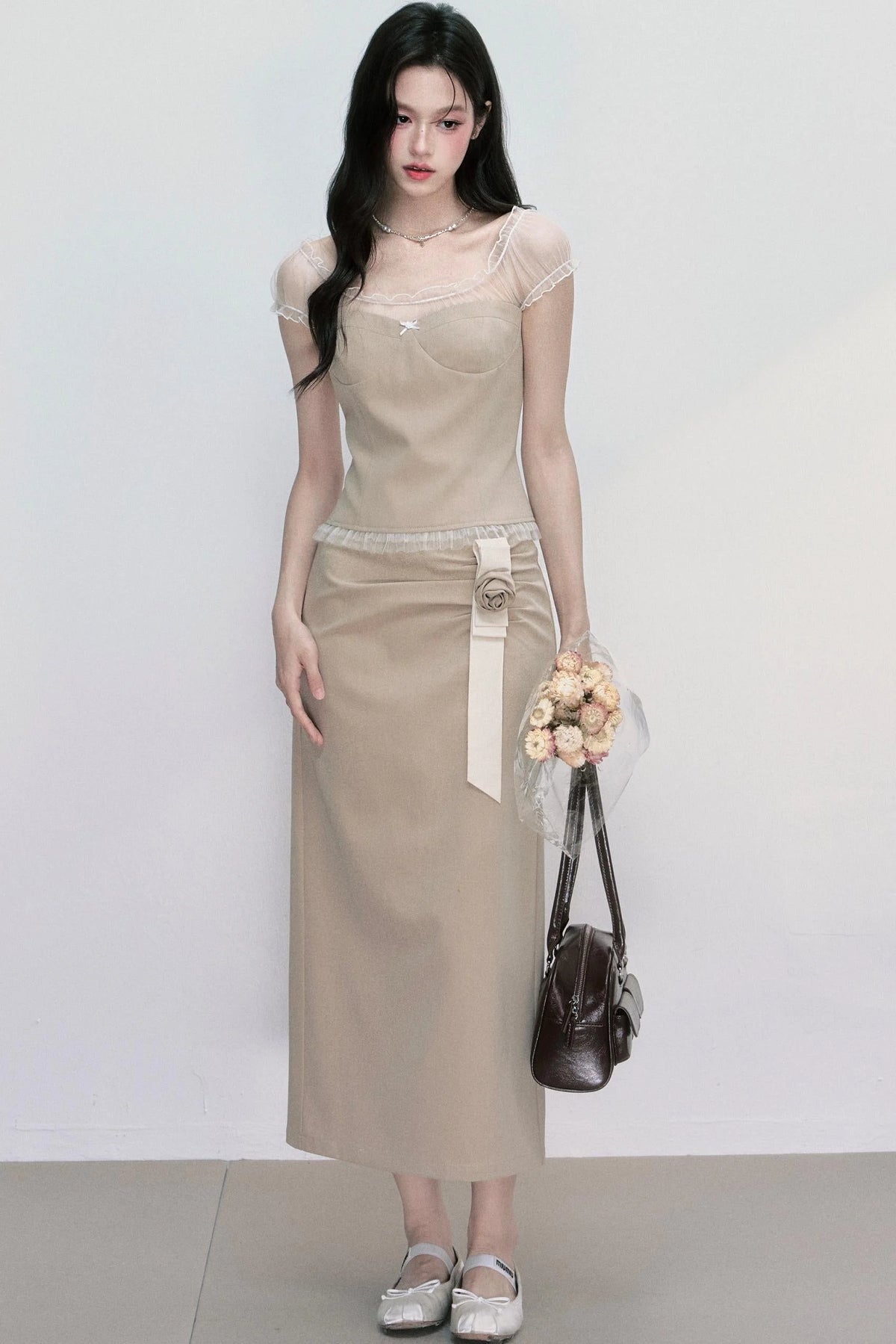 Misty Roman Skirt Top Set-Up