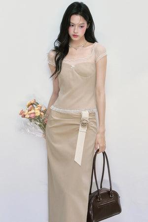 Misty Roman Skirt Top Set-Up