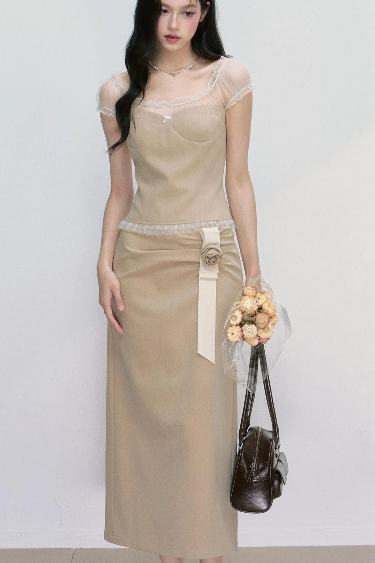 Misty Roman Skirt Top Set-Up