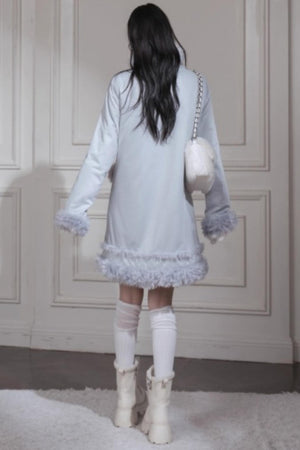 Misty Velvet Fur Coat