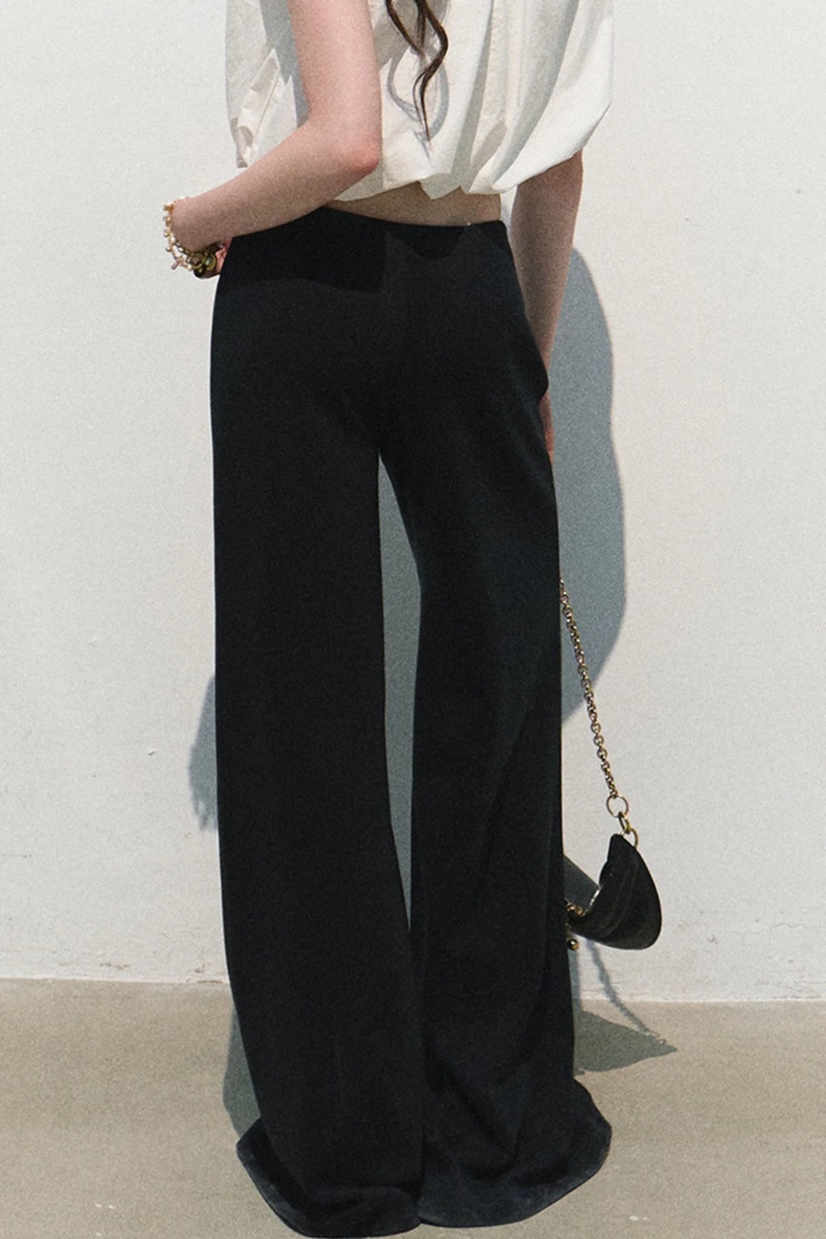 Modal Knit Wide-Leg Pants