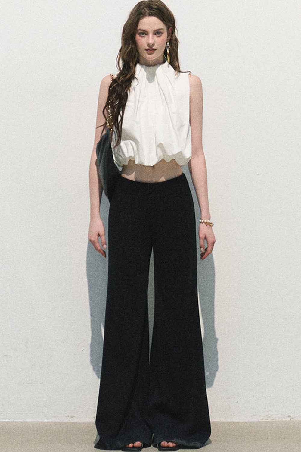 Modal Knit Wide-Leg Pants