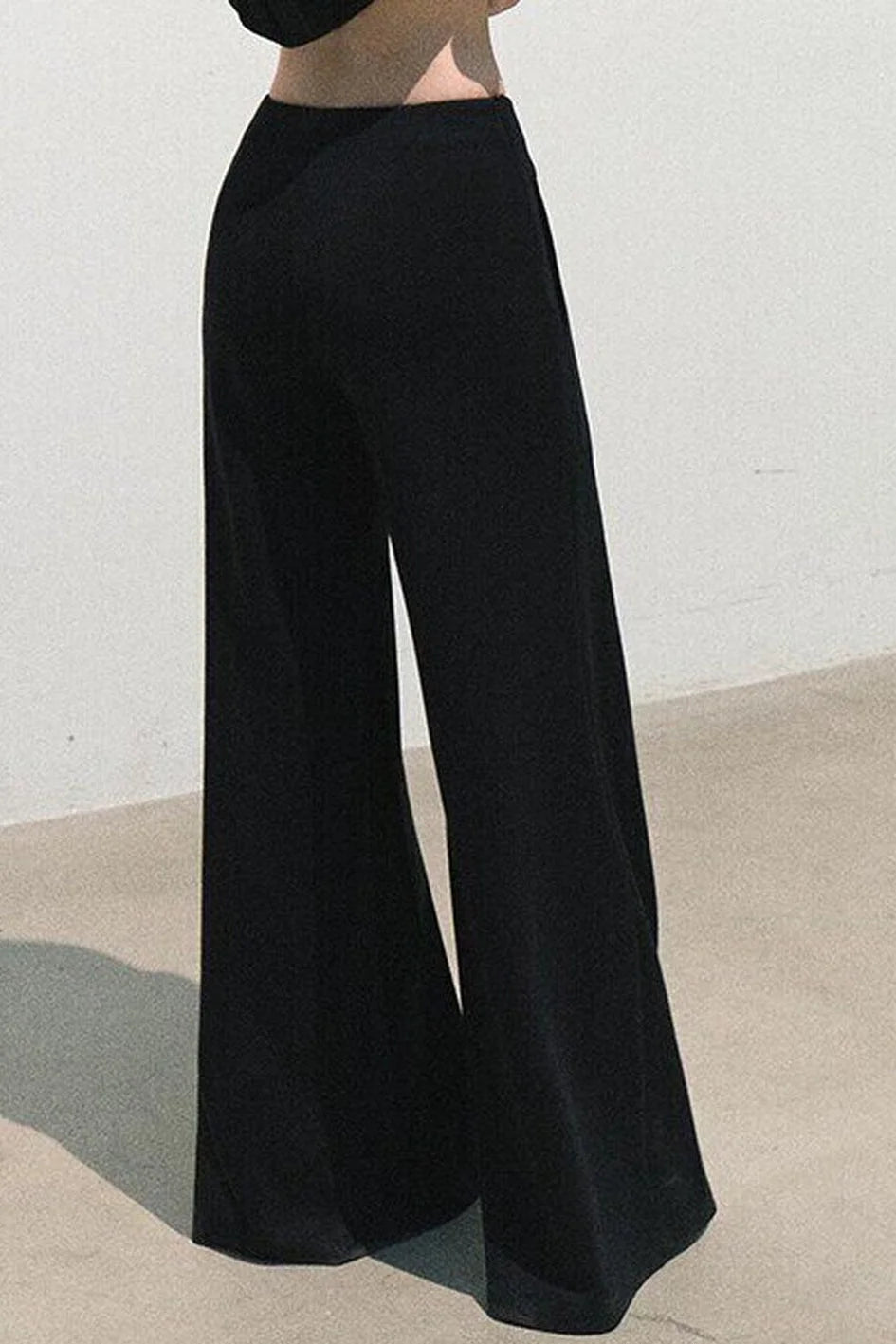Modal Knit Wide-Leg Pants