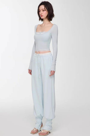 Modal Lace Slim Fit Top
