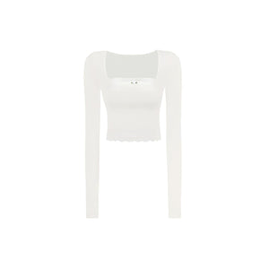 Modal Lace Slim Fit Top