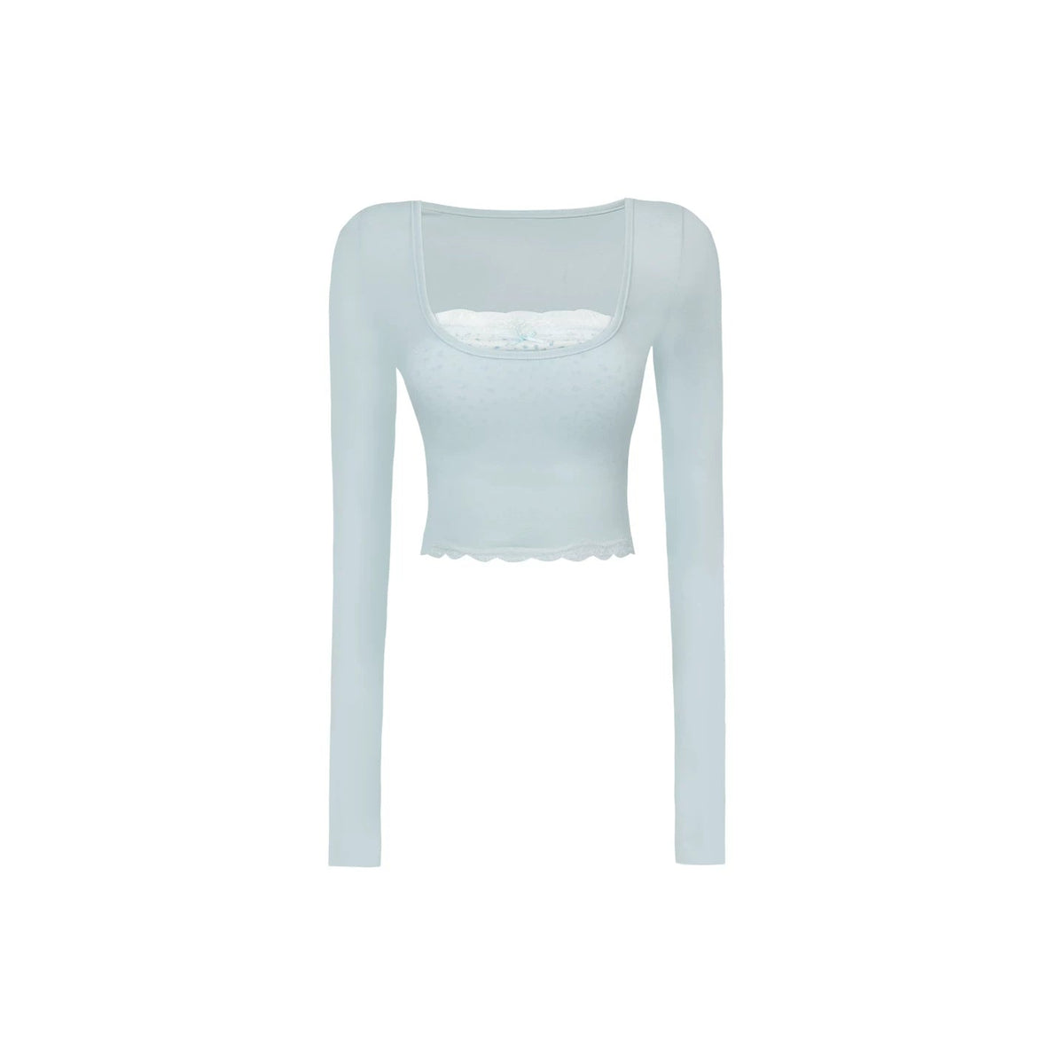 Modal Lace Slim Fit Top