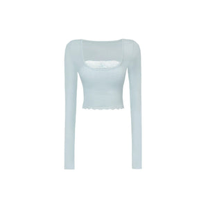 Modal Lace Slim Fit Top