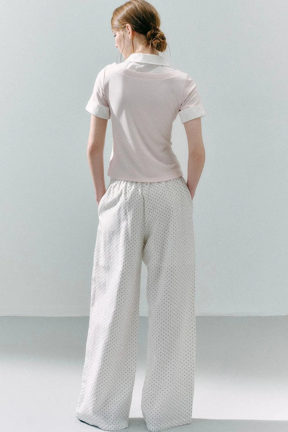 Modal Patchwork Preppy Top