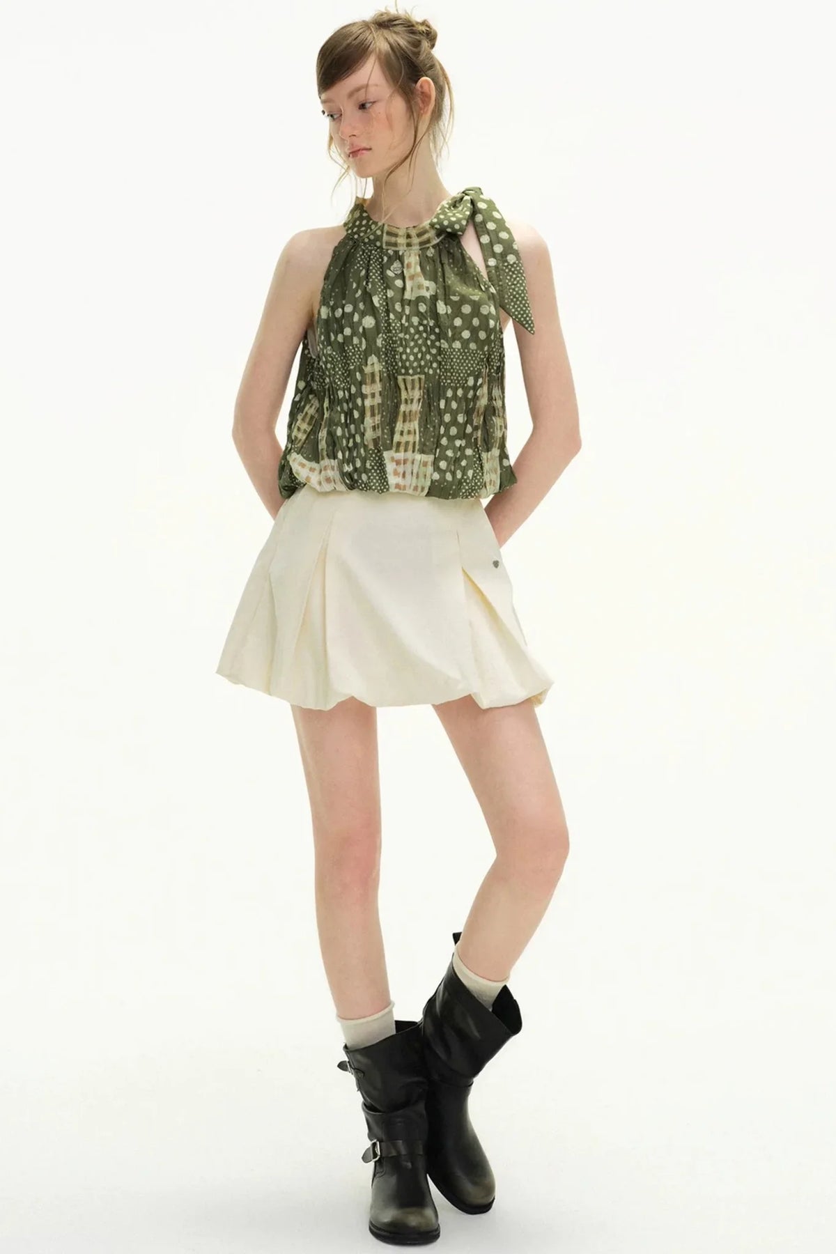 Modern Colorful A-Line Skirt