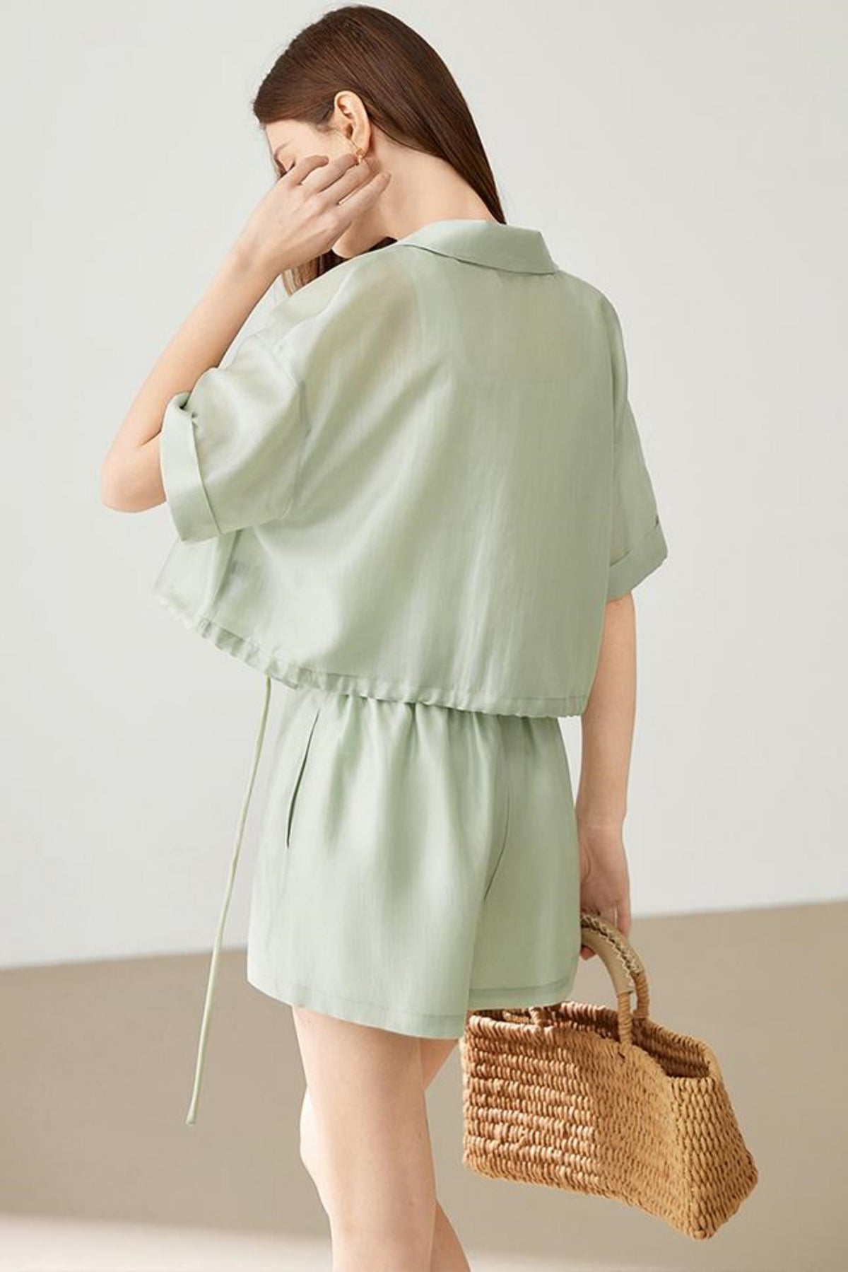 Modern Short Sleeve Shirt & Pants Set