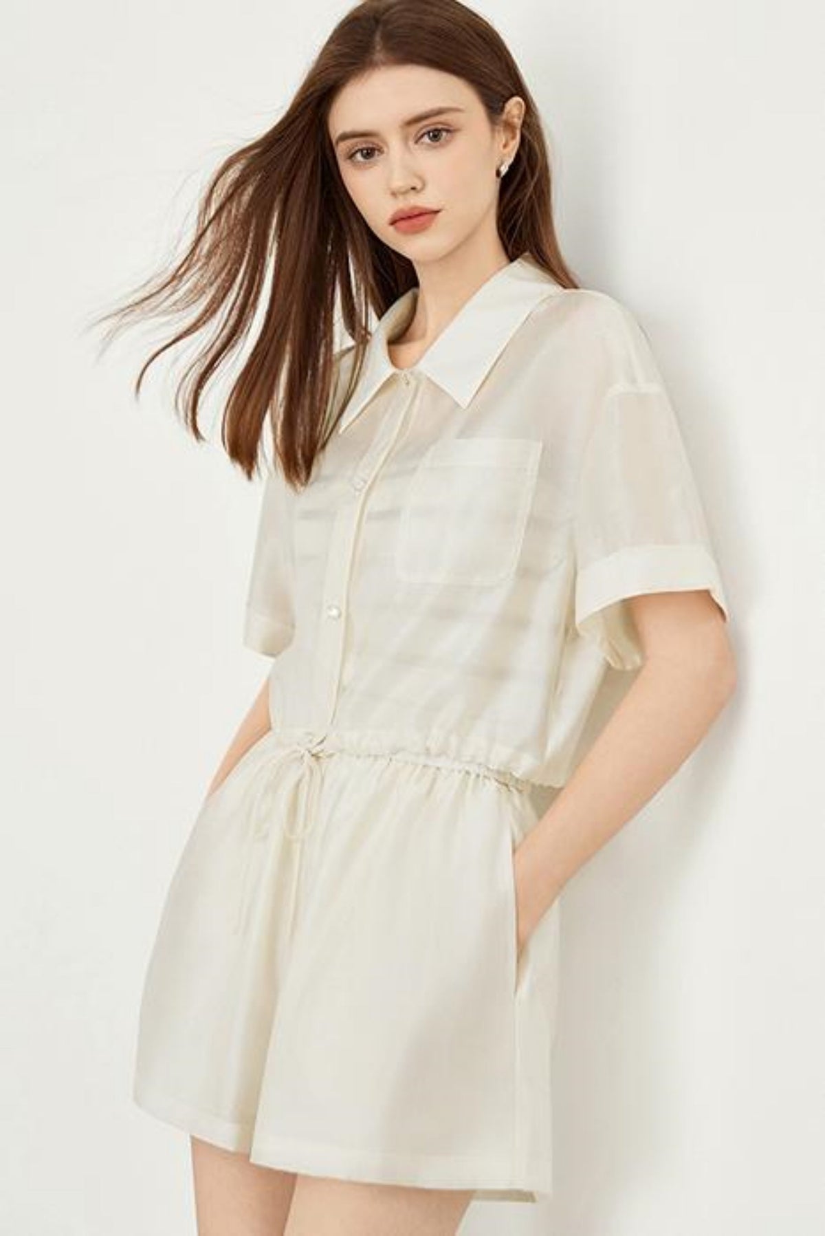 Modern Short Sleeve Shirt & Pants Set