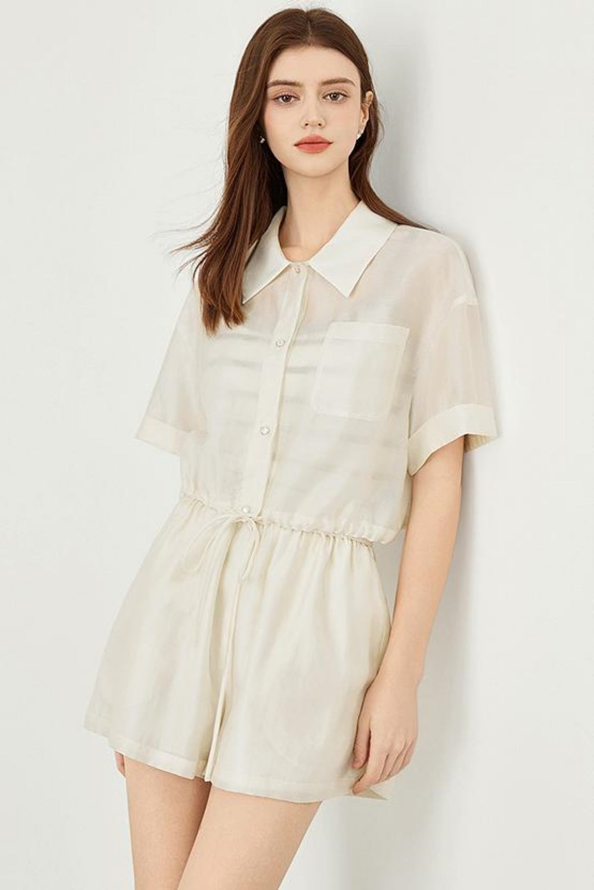 Modern Short Sleeve Shirt & Pants Set