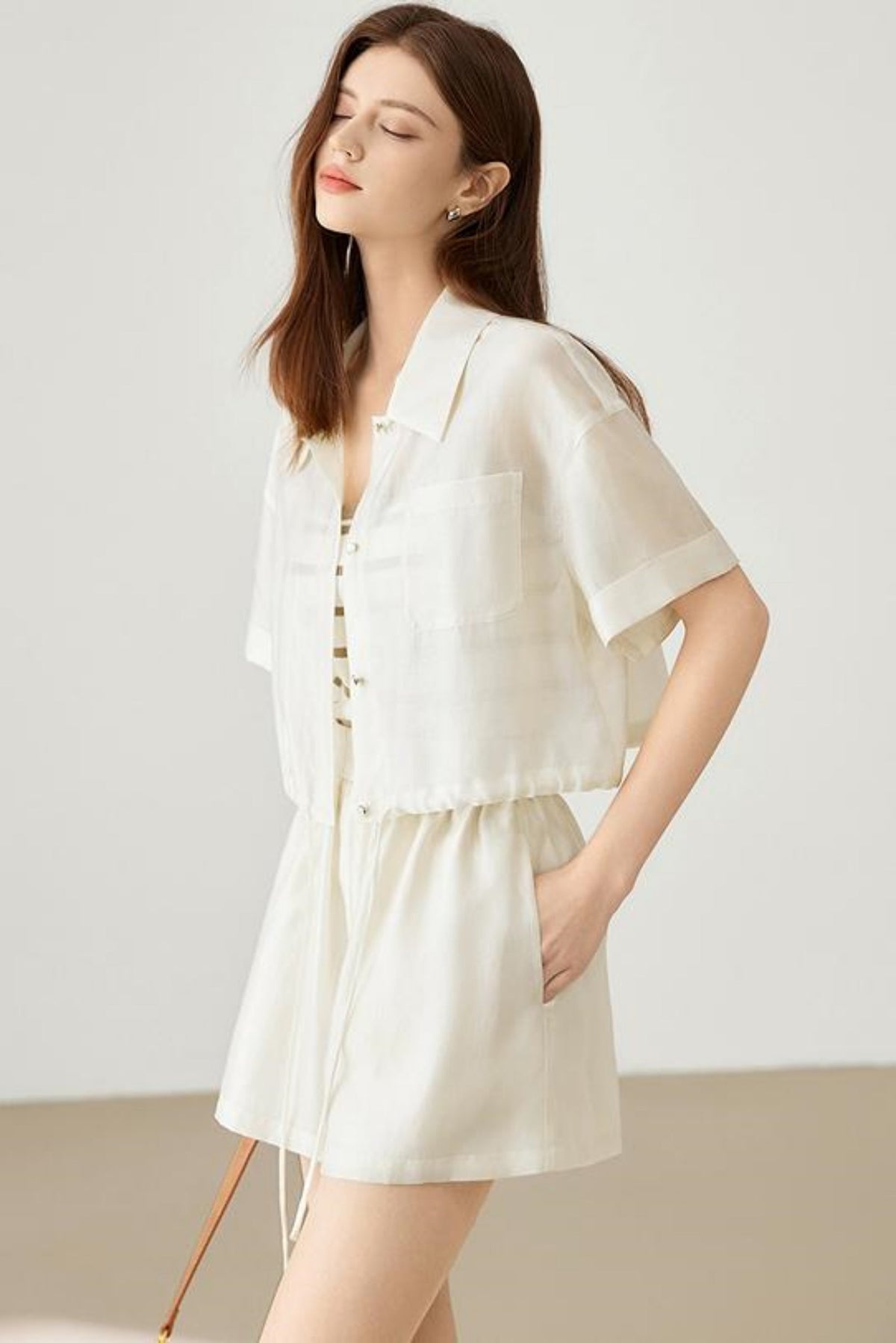 Modern Short Sleeve Shirt & Pants Set