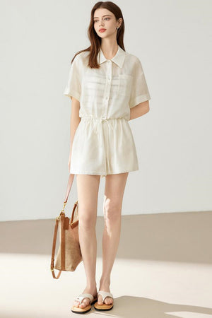 Modern Short Sleeve Shirt & Pants Set