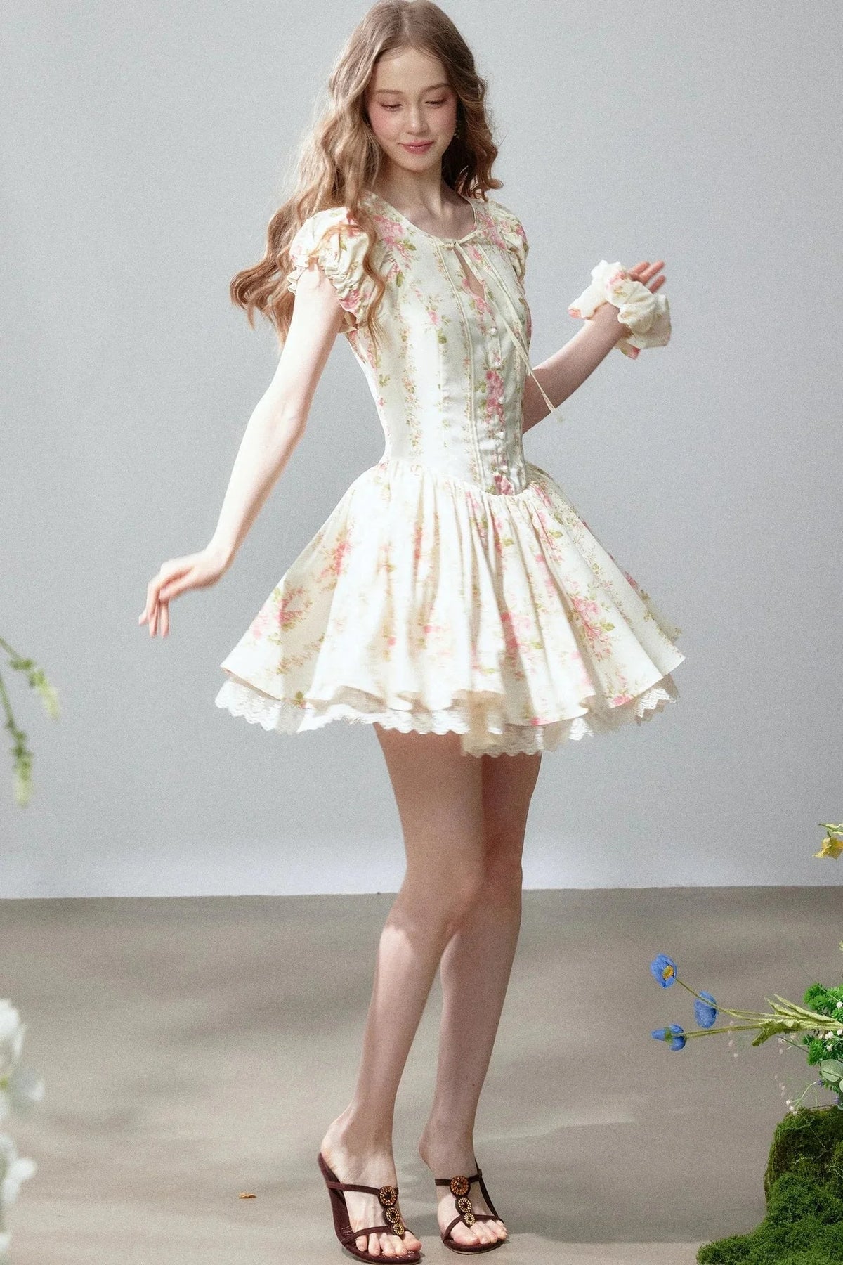 Monet's Garden Lace Dress