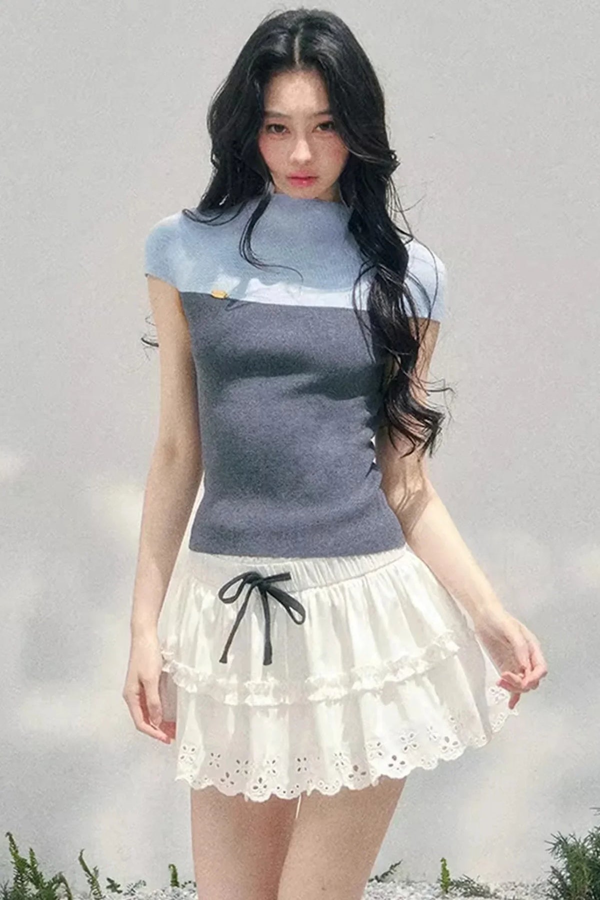 Mood Like Smoke Knit Top
