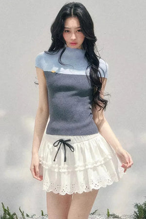 Mood Like Smoke Knit Top