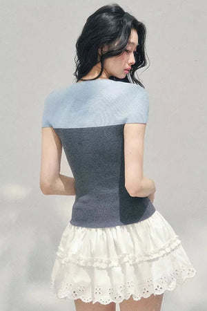 Mood Like Smoke Knit Top