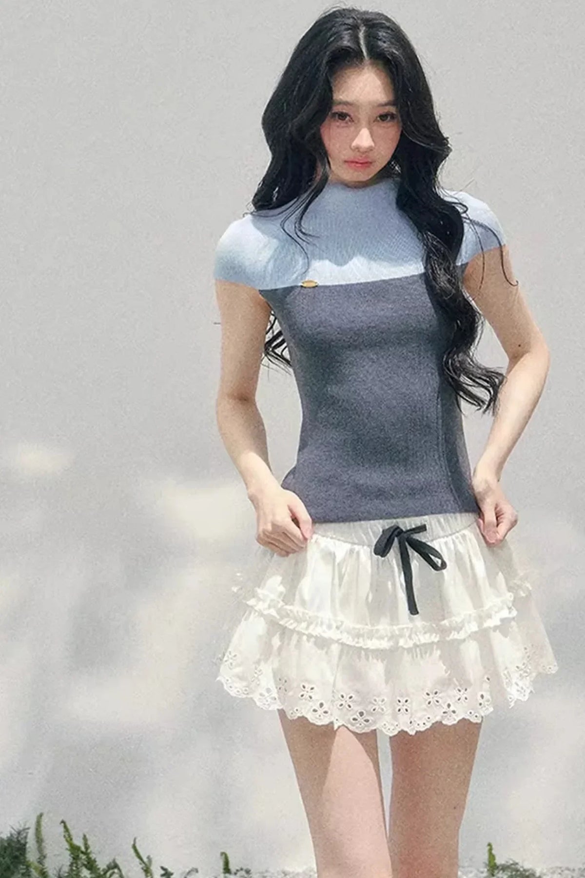 Mood Like Smoke Knit Top