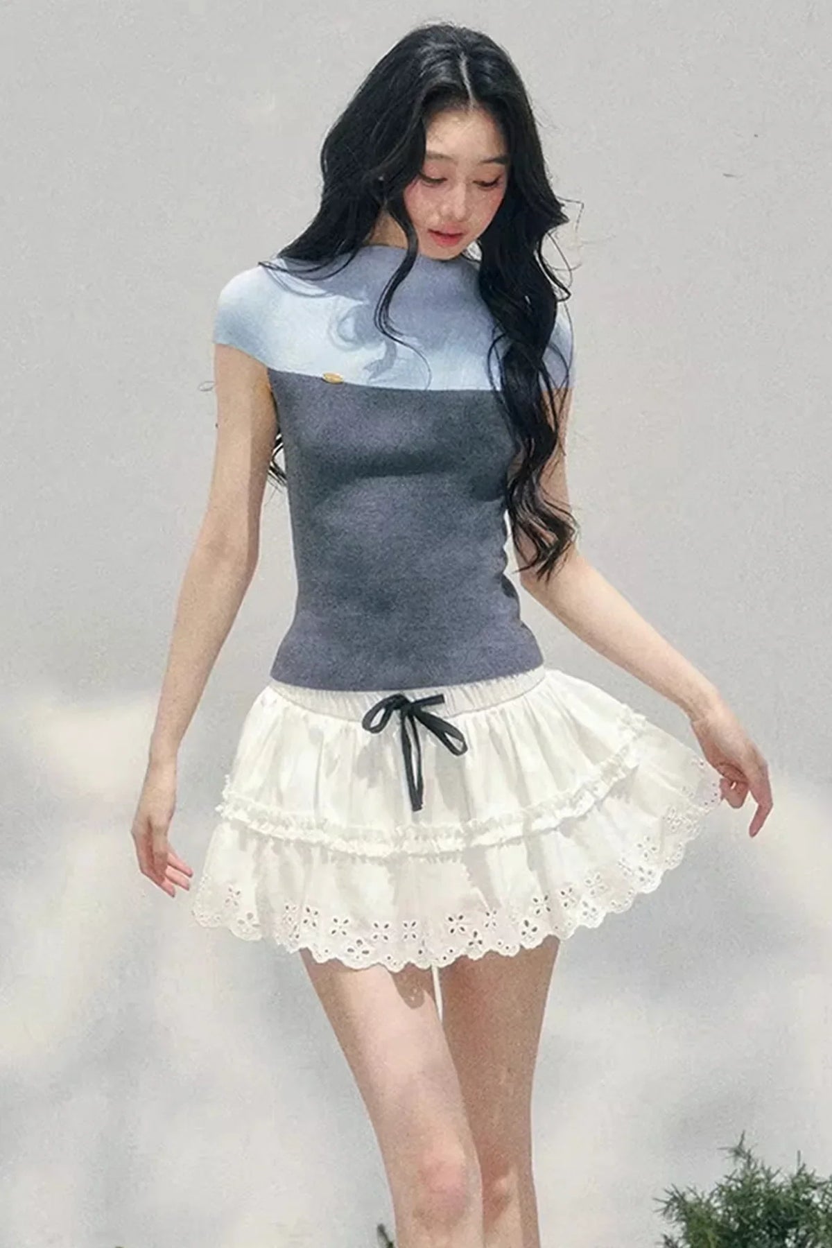 Mood Like Smoke Knit Top