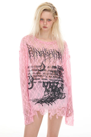 Moon Lace Tee
