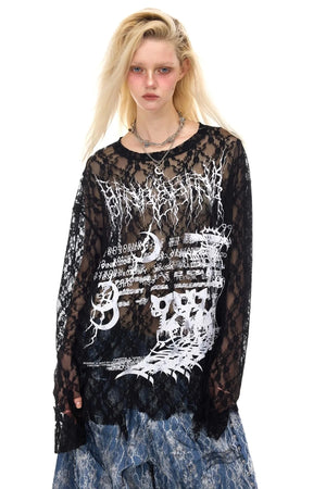 Moon Lace Tee