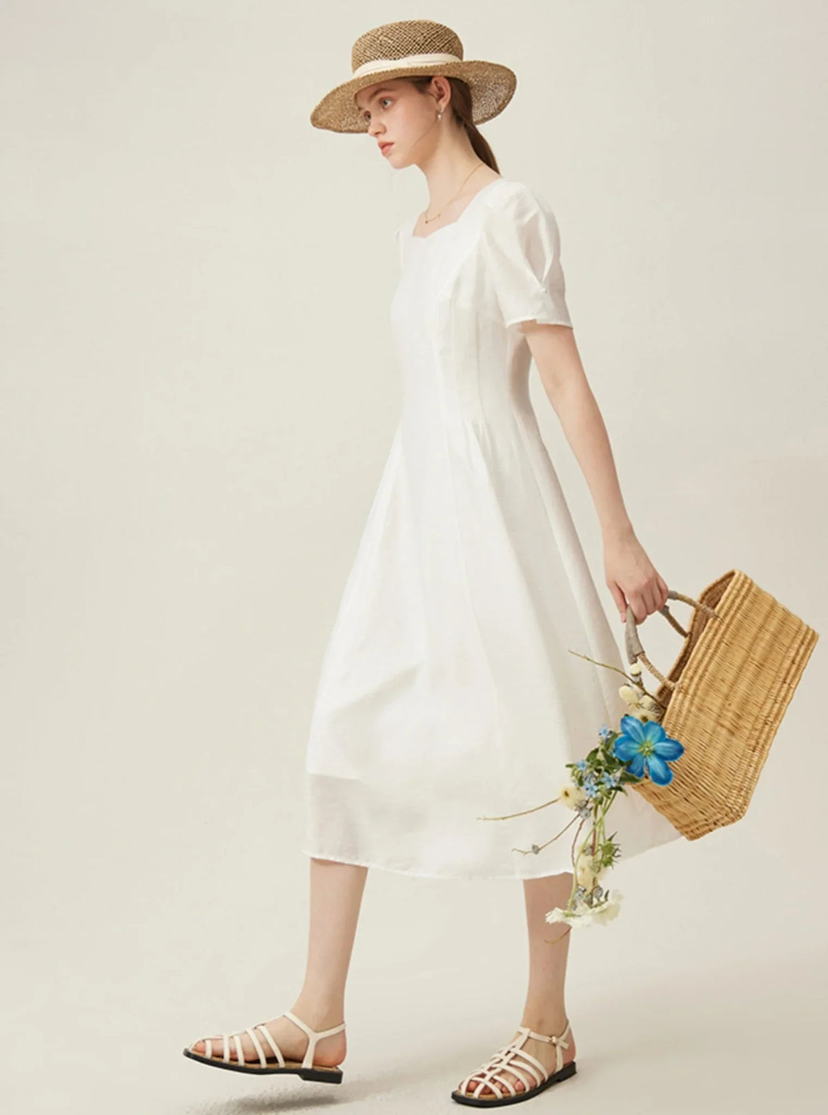 Moonlight Certificate White Summer Dress