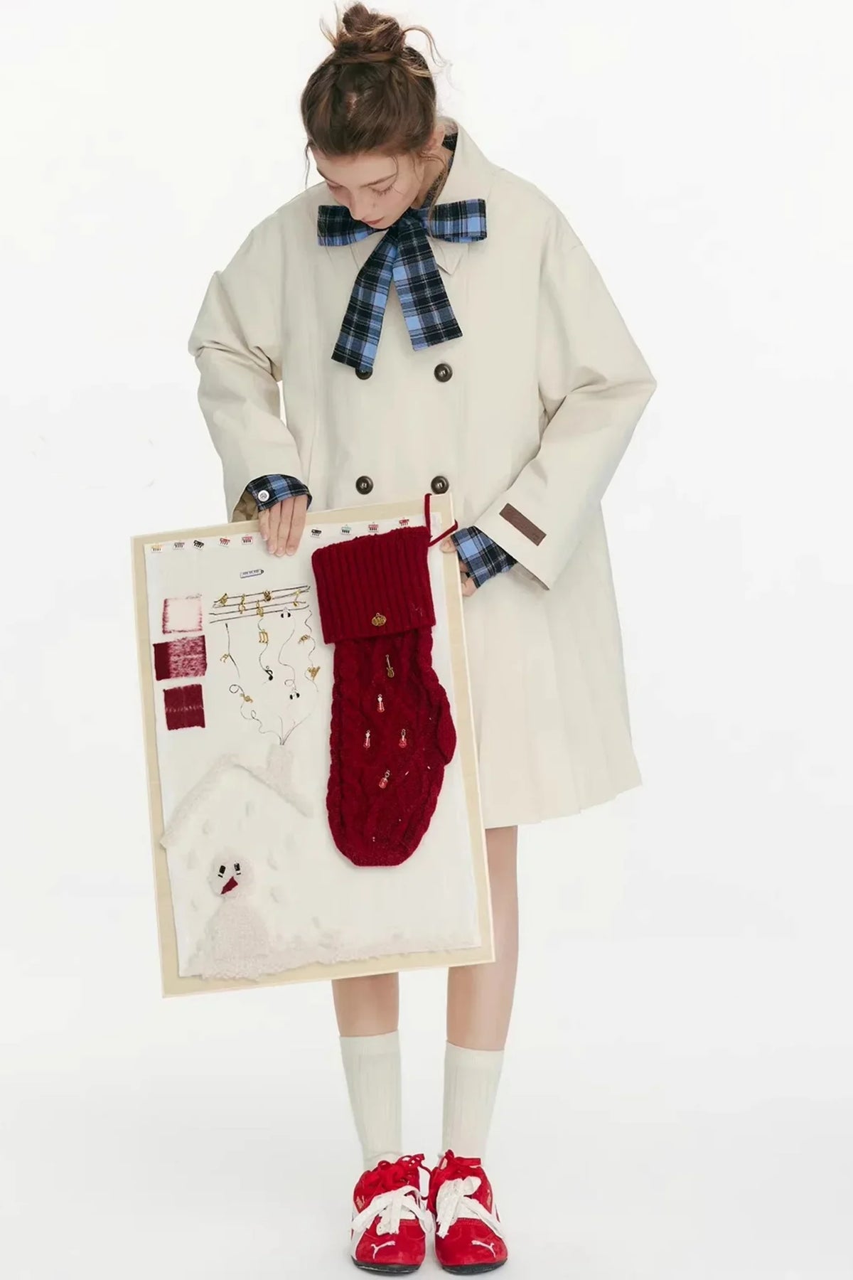 Moonlight Concerto Pleated Coat