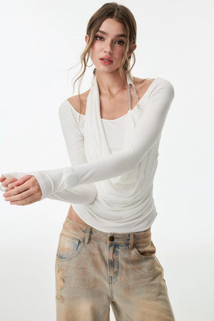 Moonlight Halterneck Swing Top