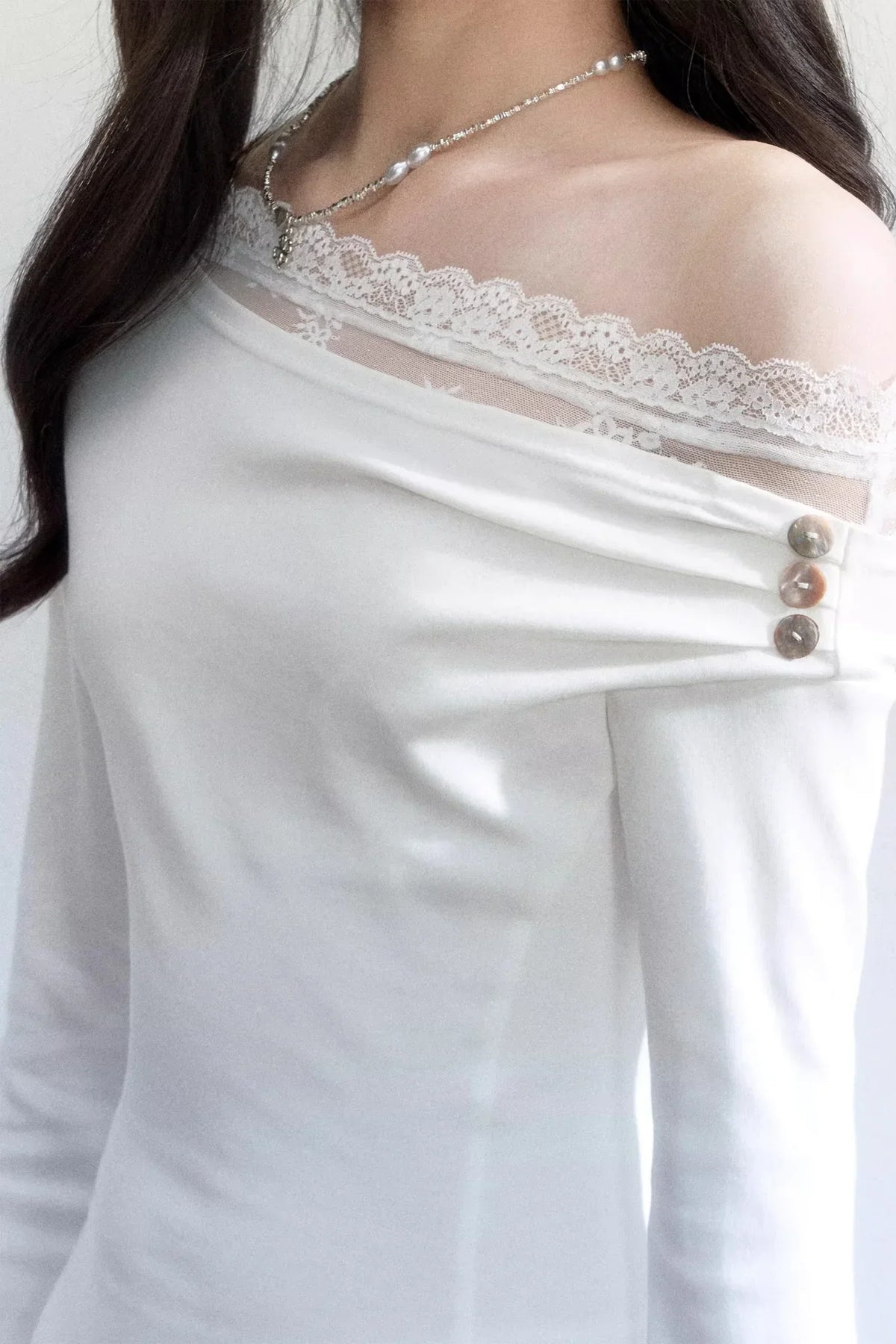 Moonlight Lace Off-Shoulder Dress