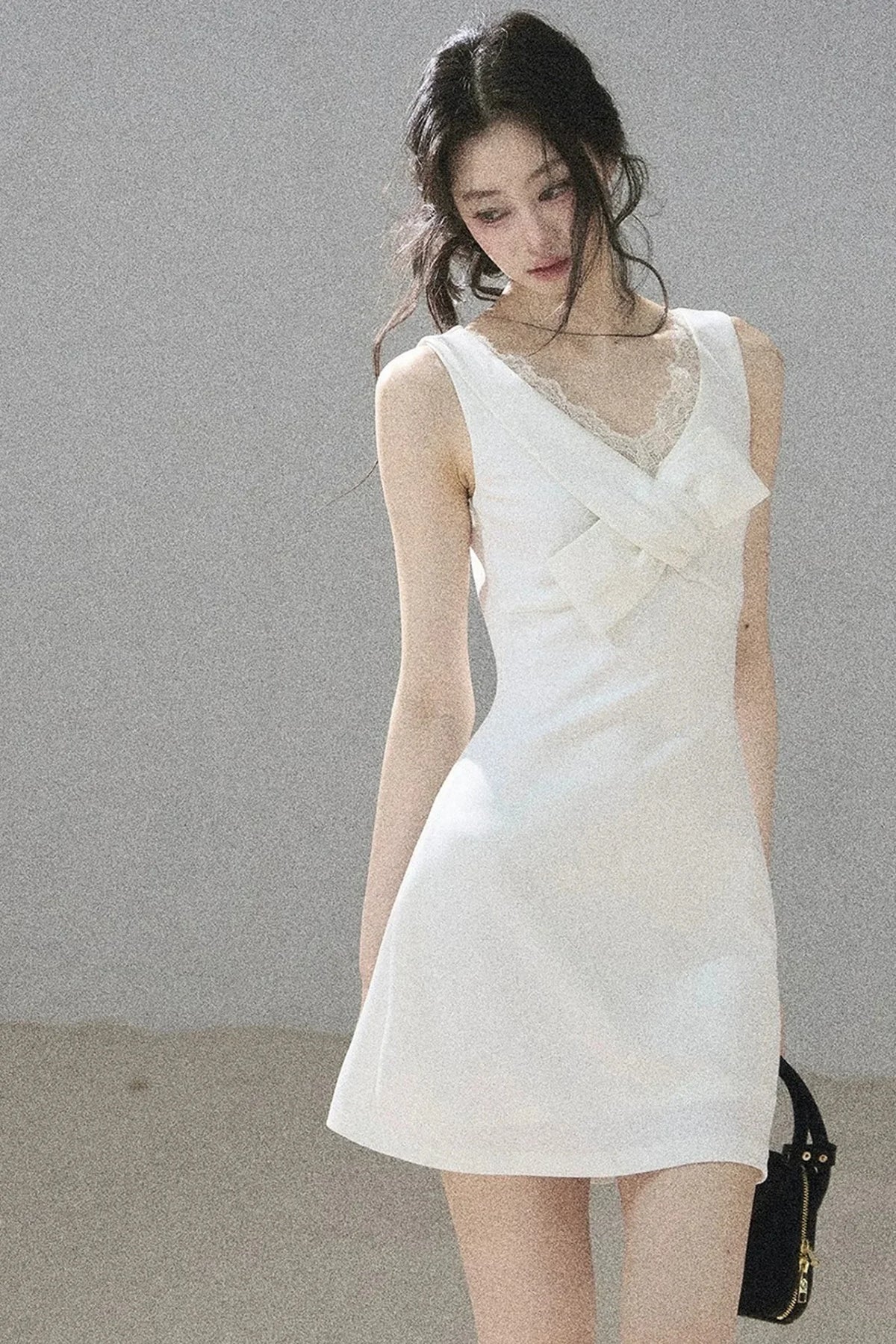 Moonlight Lace V-Neck Dress Set-Up
