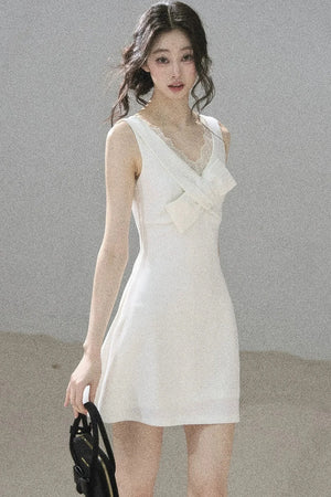 Moonlight Lace V-Neck Dress Set-Up