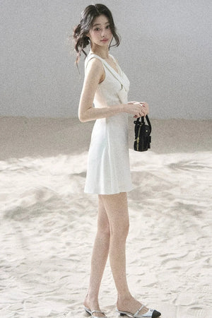 Moonlight Lace V-Neck Dress Set-Up
