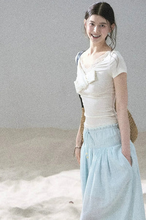 Moonlight Lace V-Neck Dress Set-Up