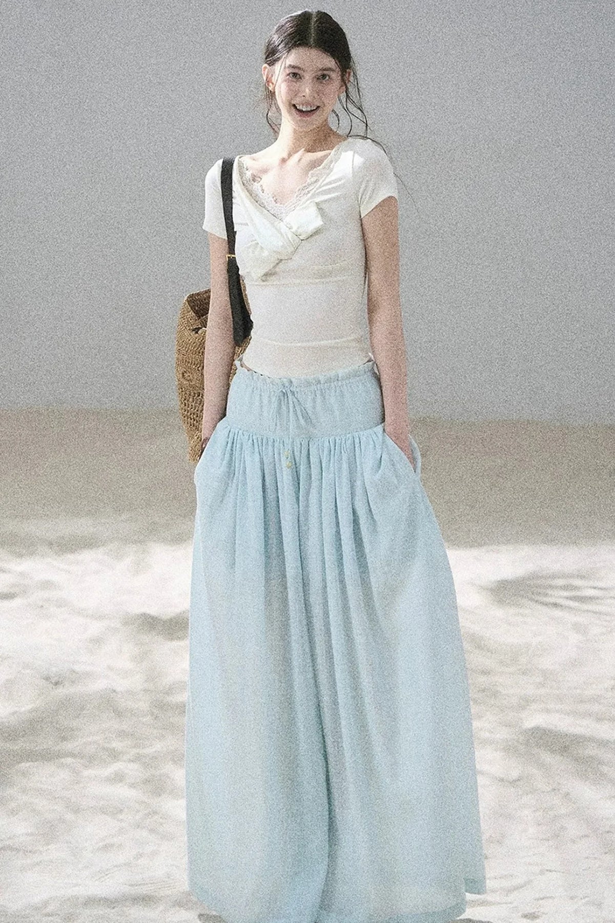Moonlight Lace V-Neck Dress Set-Up