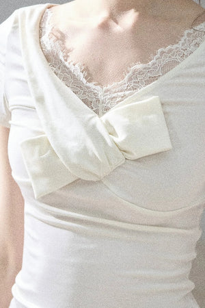 Moonlight Lace V-Neck Dress Set-Up