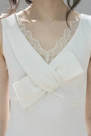 Moonlight Lace V-Neck Dress Set-Up