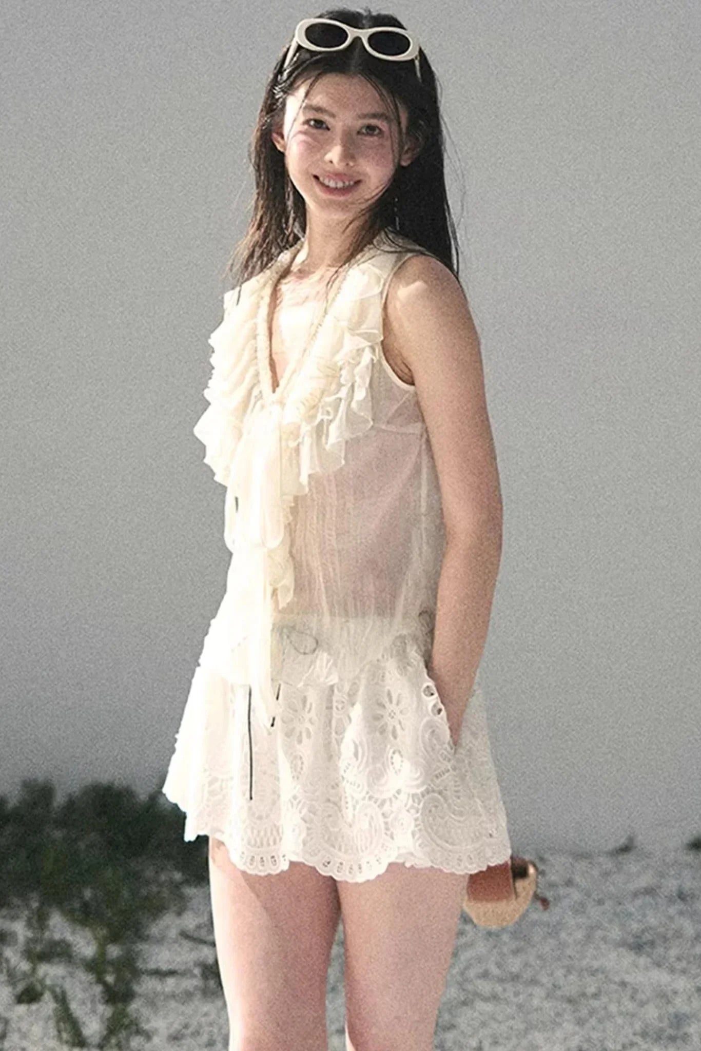 Moonlight Sheer Summer Top