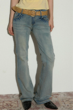 Moonlight Sparkle Flared Jeans