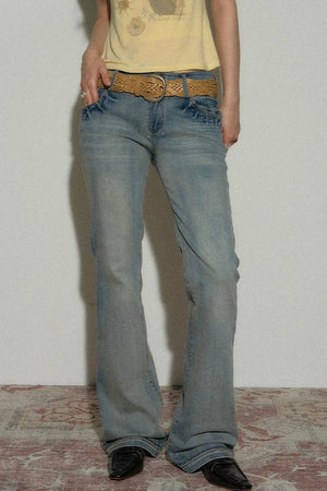 Moonlight Sparkle Flared Jeans
