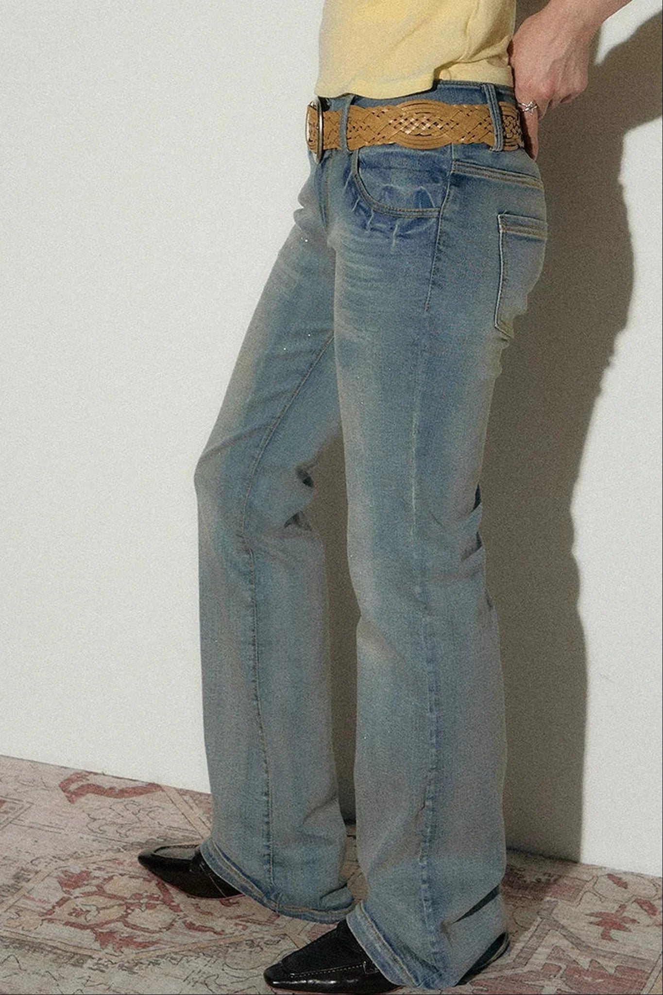 Moonlight Sparkle Flared Jeans