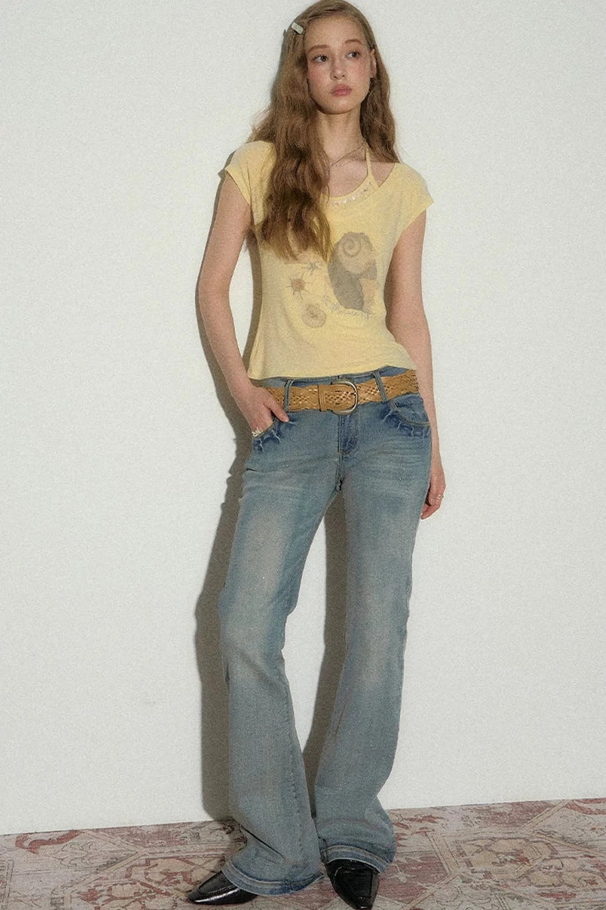 Moonlight Sparkle Flared Jeans