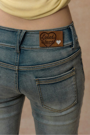 Moonlight Sparkle Flared Jeans
