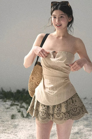 Moonlight Strapless Top
