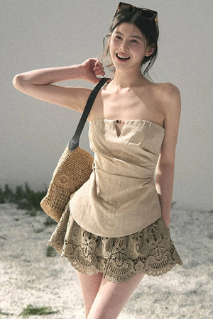 Moonlight Strapless Top