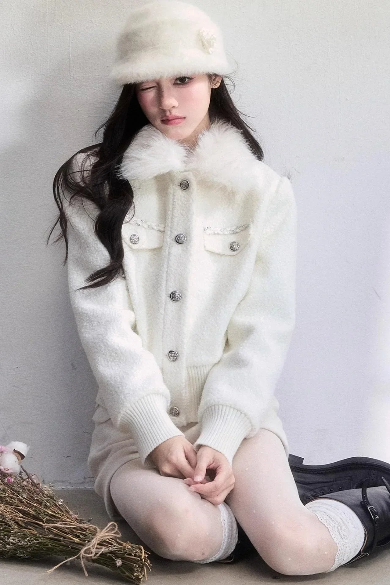 Moonlight Tweed Retro Jacket