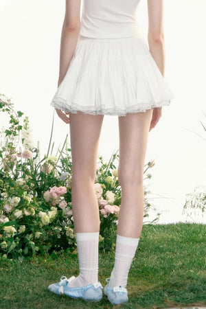 Moonlight Vintage Lace Bustier Skirt